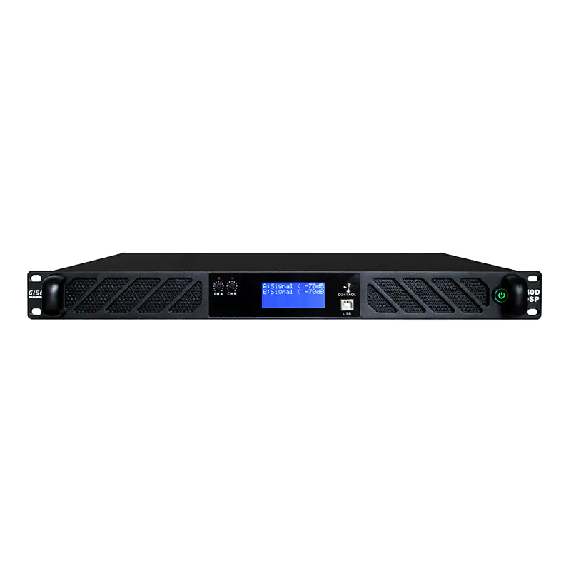 1U power amplifier with German DSP 2-channel